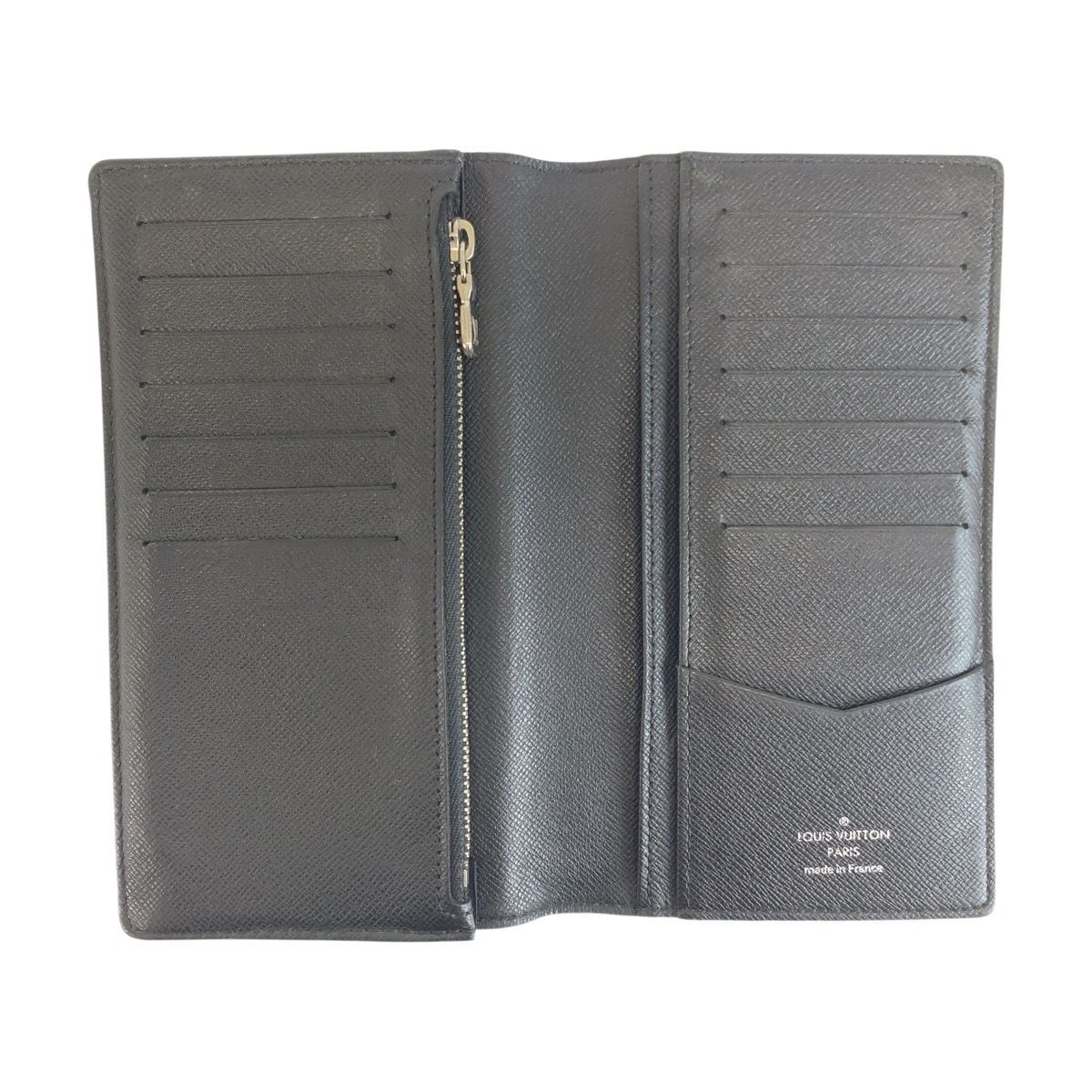 LOUIS VUITTON ルイヴィトン ダミエ グラフィット ポルトフォイユ ブラザ ブラック グレー シルバー金具 PVC N62665  長財布 ロングウォレット メンズ 603141 【中古】 LOUIS VUITTON ルイヴィトン ダミエ グラフィット ポルトフォイユ