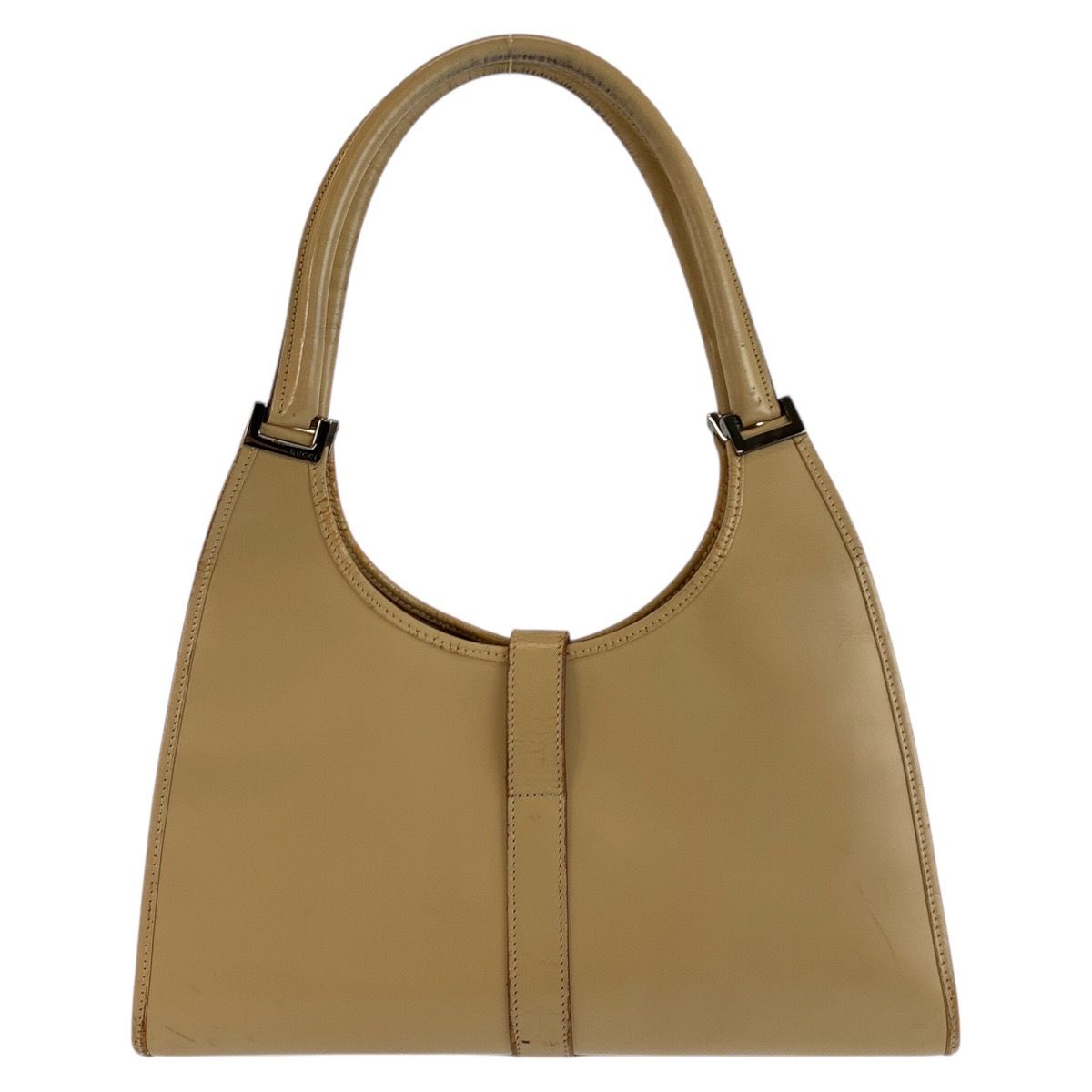 GUCCI グッチ ジャッキー ベージュ レザー 002 1067 ハンドバッグ