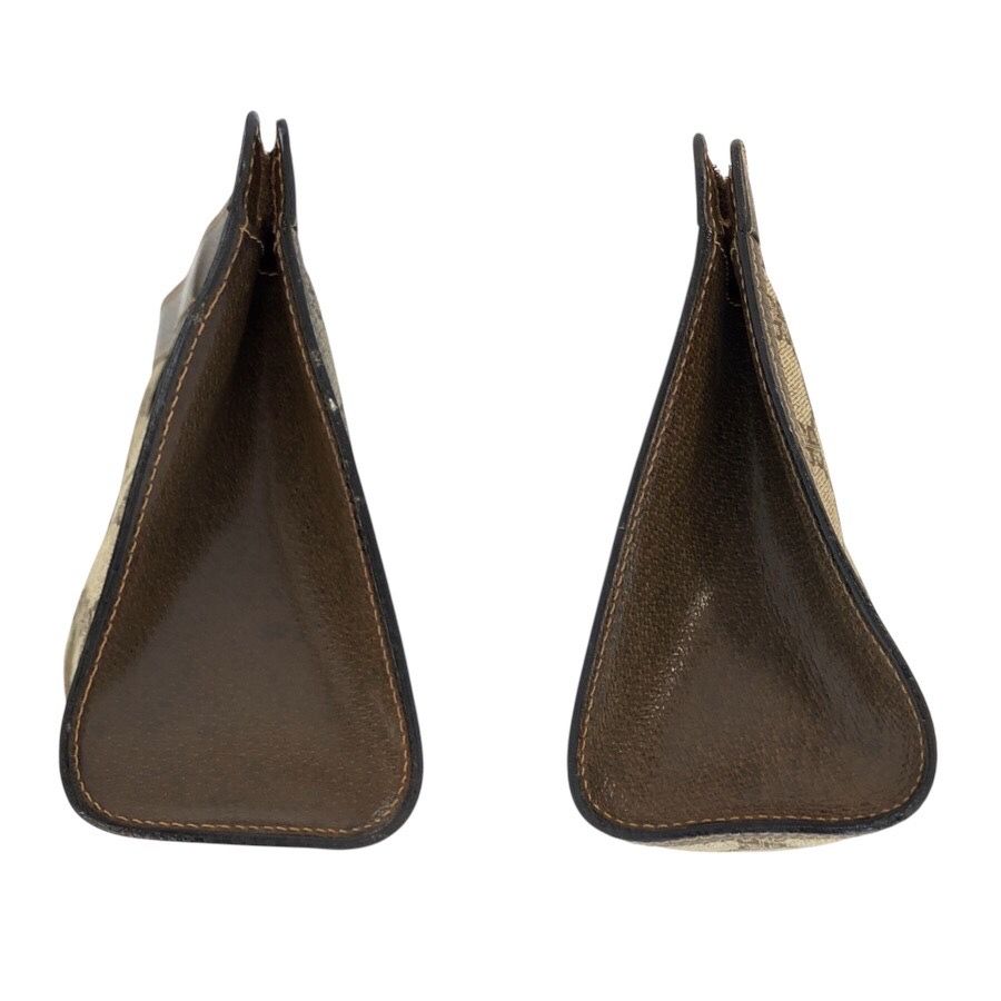 美品 GUCCI グッチ ヴィンテージ シェリーライン ベージュ GG
