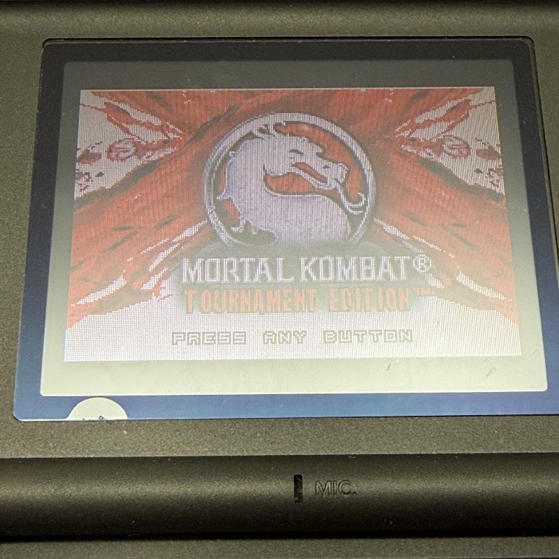 ☆希少 動作良好 ソフトのみ 北米版☆GBA Mortal Kombat: Tournament