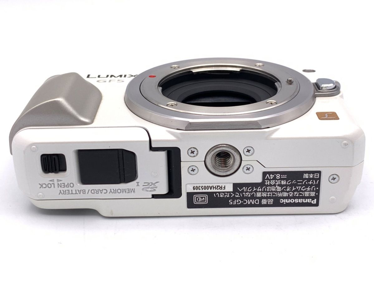中古】 【並品】 パナソニック LUMIX DMC-GF5-W ボディ シェルホワイト