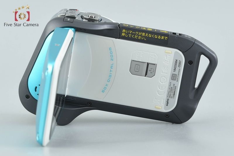 中古】SANYO 三洋電機 Xacti DMX-CA65 マリンブルー 防水デジタル
