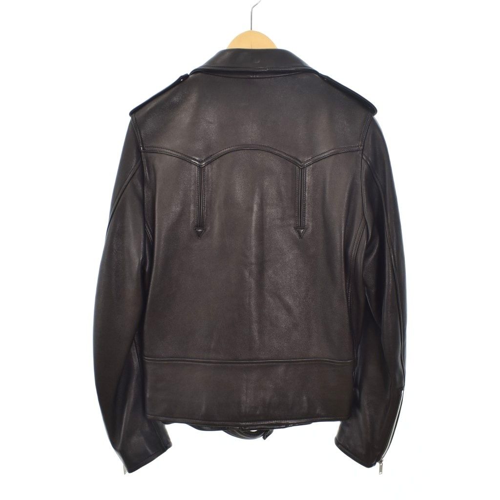 ザレターズ The Letters ダブル ライダース ジャケット レザー 羊革 S