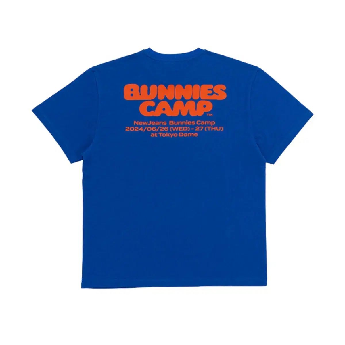 【超希少】未開封 NJZ（newjeans）complexcon tシャツ m NewJeans BUNNIES CAMP TOKYO ドーム Tシャツ ブルー M 未開封 - メルカリ