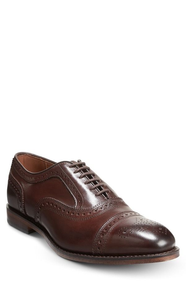 アレン エドモンズ メンズ シューズ オックスフォード キャップ Allen Edmondstrand Cap Toe Oxford Mahogany