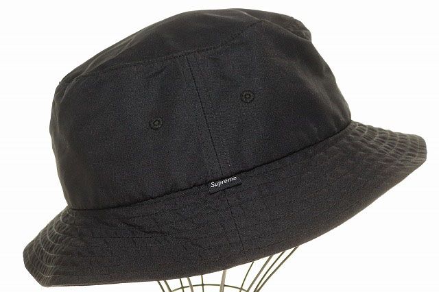 シュプリーム SUPREME × BURBERRY 22SS CRUSHER HAT BLACK M/L