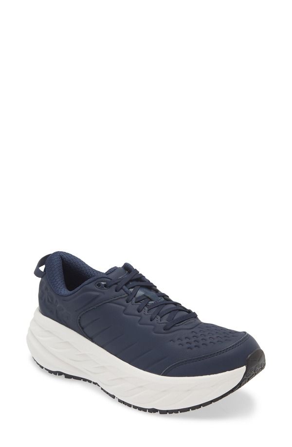 ホカオネオネ メンズ シューズ スニーカー HOKA Bondi SR Shoe Outerspace White ホワイト