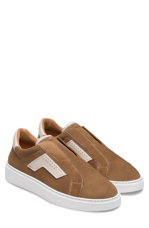 マグナーニ メンズ シューズ スニーカー Magnanni Phoenix SlipOn Sneaker Taupe Suede トープ