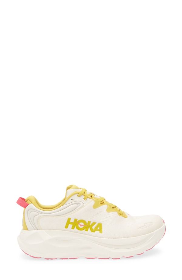 ホカオネオネ レディース シューズ スニーカー HOKA Gaviota 6 Stability Running Shoe Birch Yellow Gold イエロー