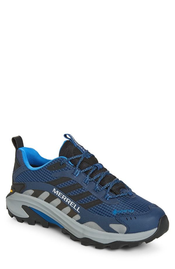 メレル メンズ シューズ スニーカー Merrell Moab Speed 2 GoreTex Hiking Shoe Navy Night ネイビー