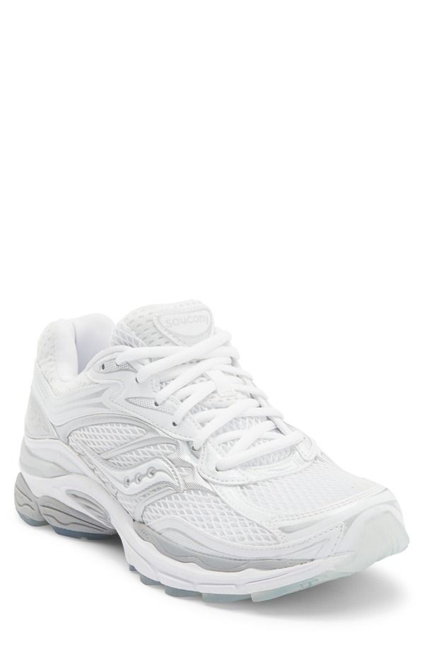 サッカニー レディース シューズ スニーカー Saucony Gender Inclusive ProGrid Omni 9 Sneaker White Silver ホワイト