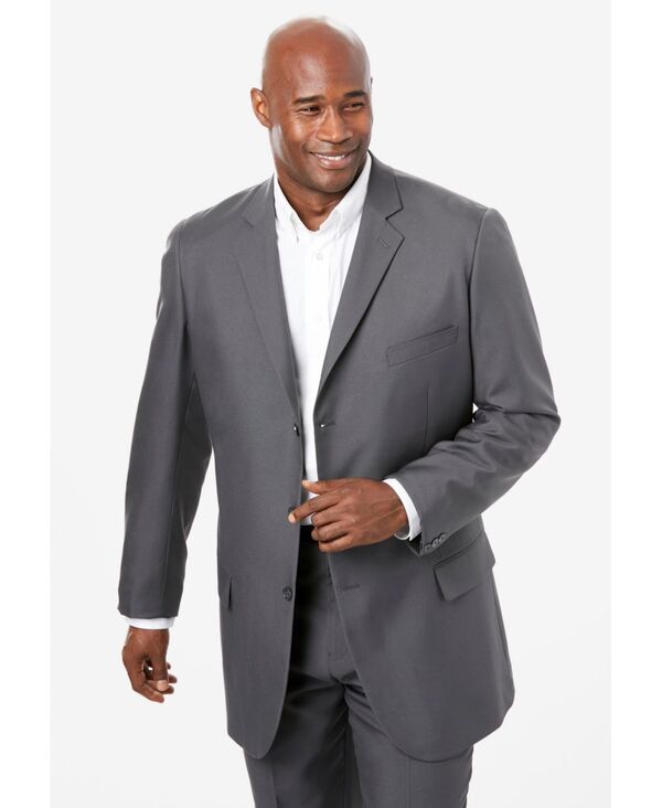 キングサイズ メンズ アウター ジャケット・ブルゾン トール KingSize Big Tall Easy MovementhreeButton Jacket Grey グレー