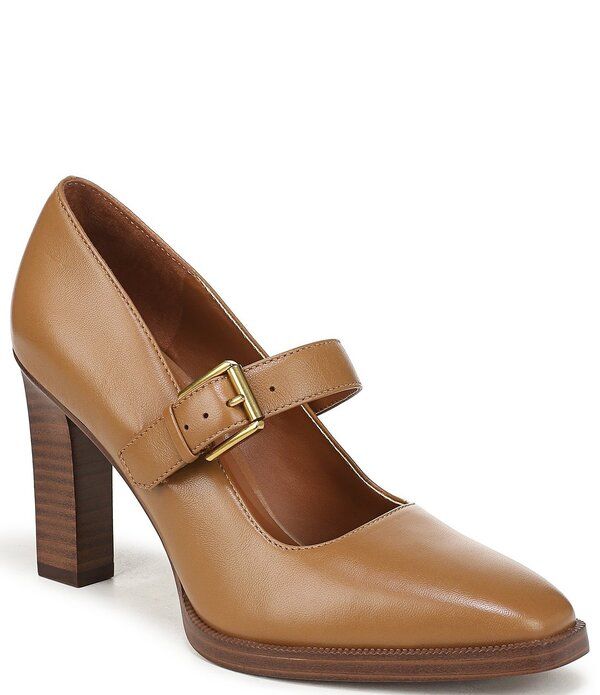 フランコサルト レディース シューズ パンプス レザー Franco Sarto Shalina Leather Mary Jane Pumps Caramel
