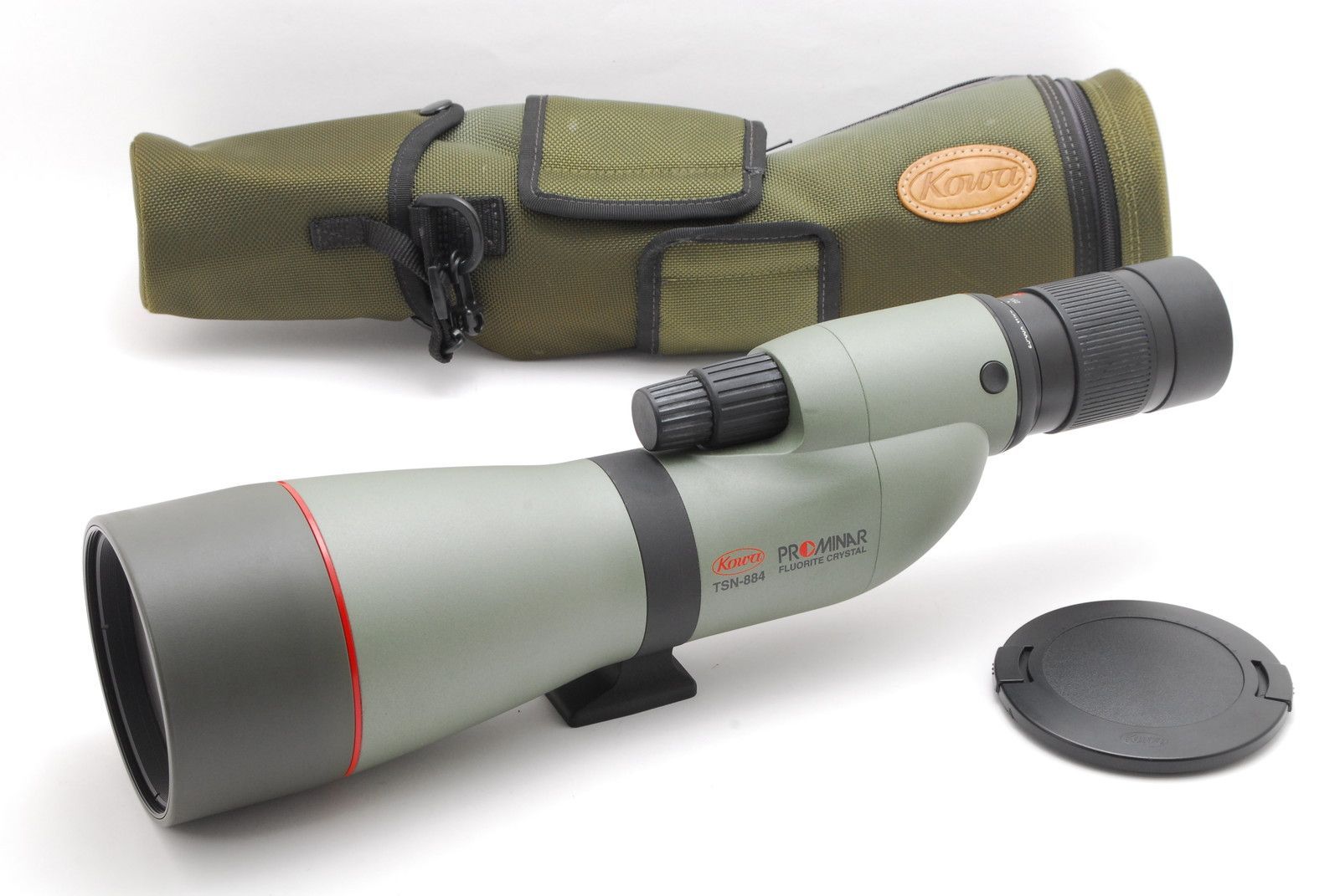 【美品 保障付 動作確認済】 Kowa TSN-884 Prominar コーワ スポッティング スコープ TE-11WZ II 25-60x Zoom アイピース ケース付 #V3317