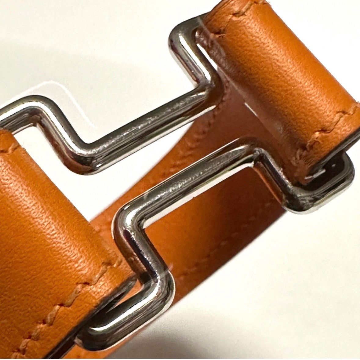 エルメス HERMES ブレスレット バングルナイト Hブレスレット Hロゴ