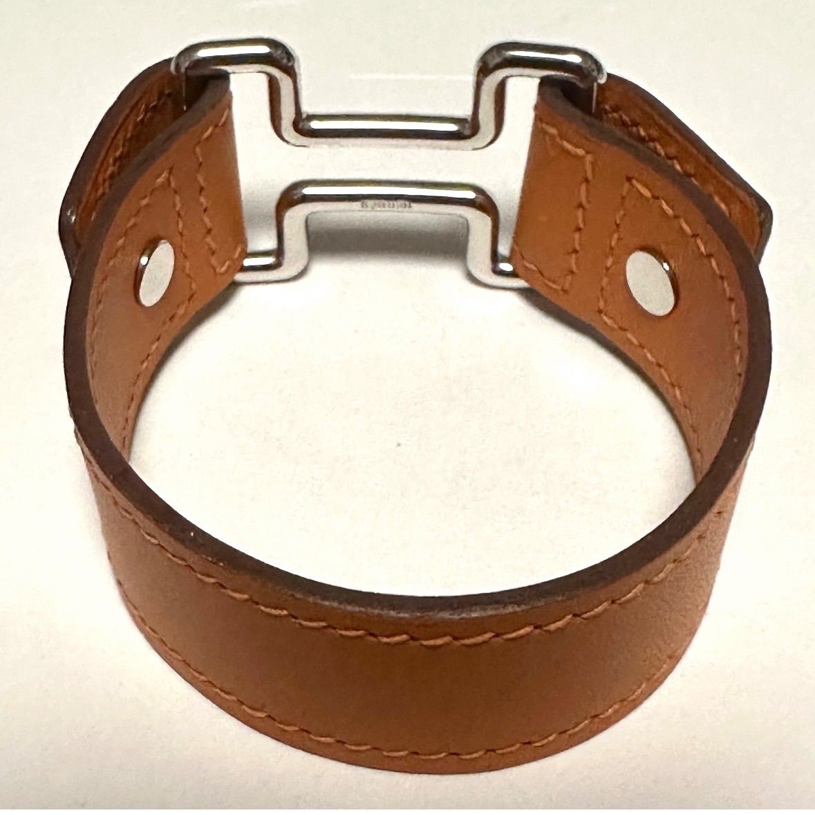 エルメス HERMES ブレスレット バングルナイト Hブレスレット Hロゴ