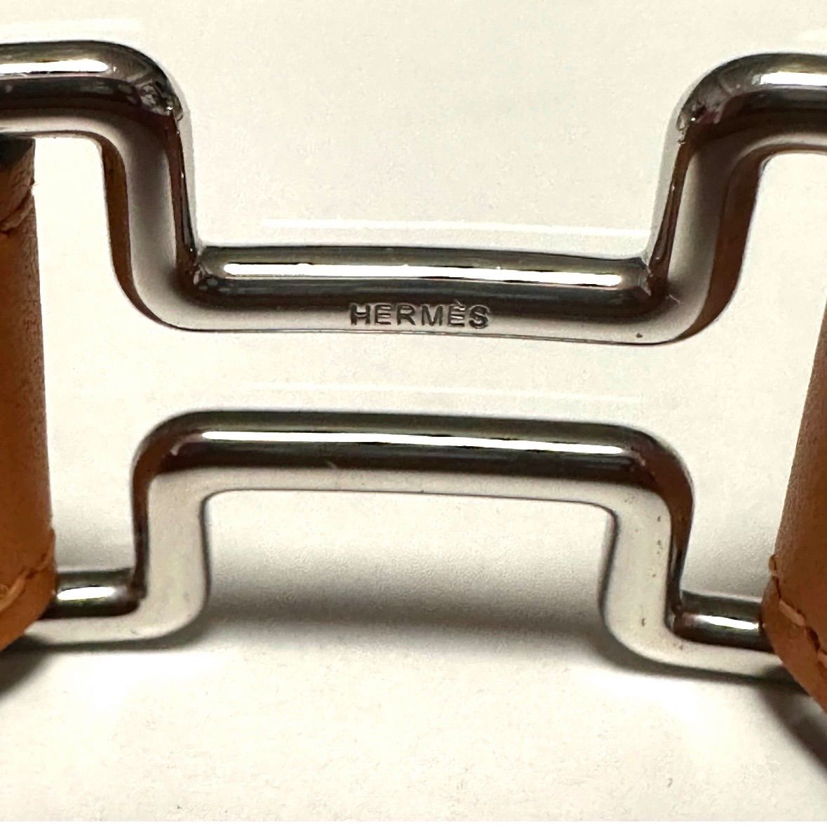 エルメス HERMES ブレスレット バングルナイト Hブレスレット Hロゴ