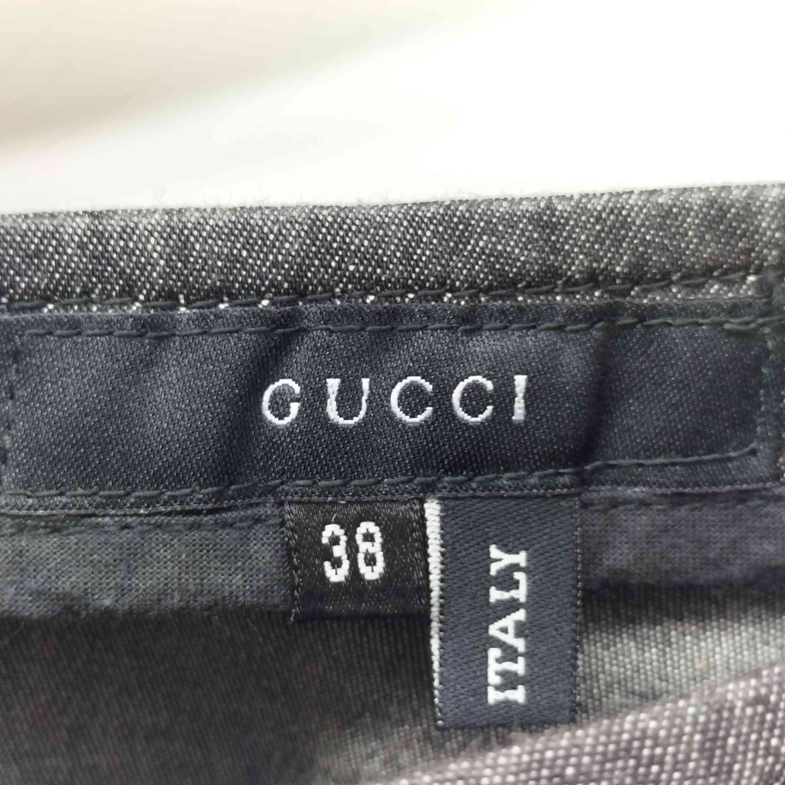 グッチ GUCCI スリット タイトスカート レディース 38 - メルカリ