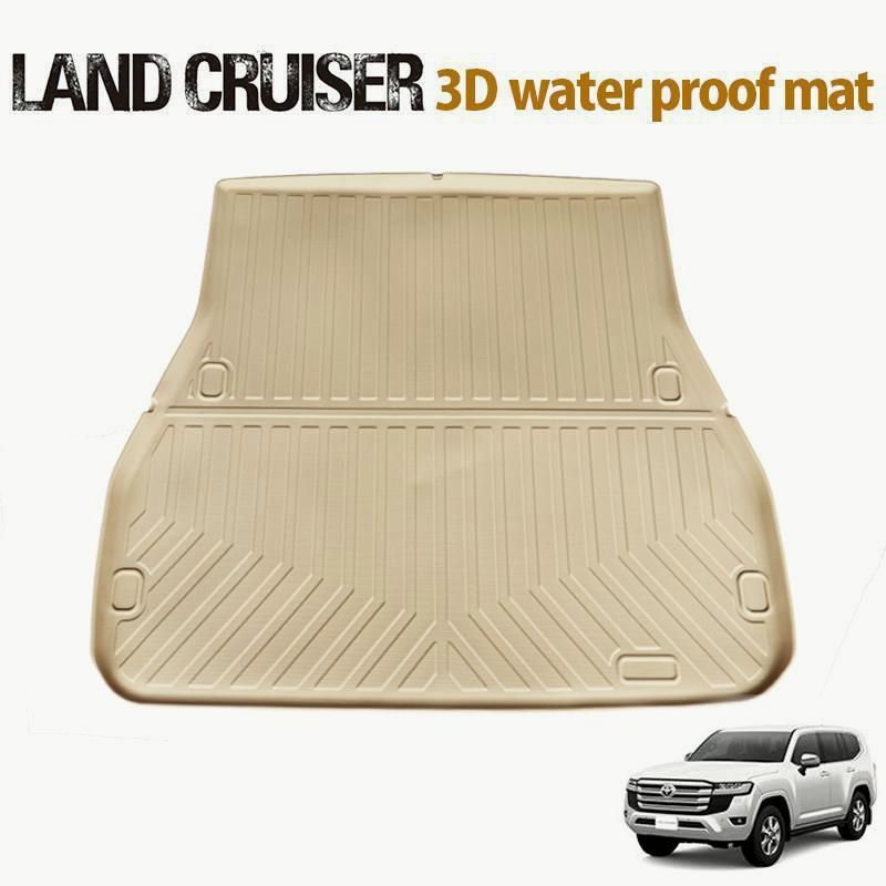 【送料無料】ランクル300 ランドクルーザー 300系 ５人乗り用 専用 3D ベージュ カーゴマット ラゲッジマット 荷室マット 撥水 防水 300 TPE素材 ３Ｄ コード:39348
