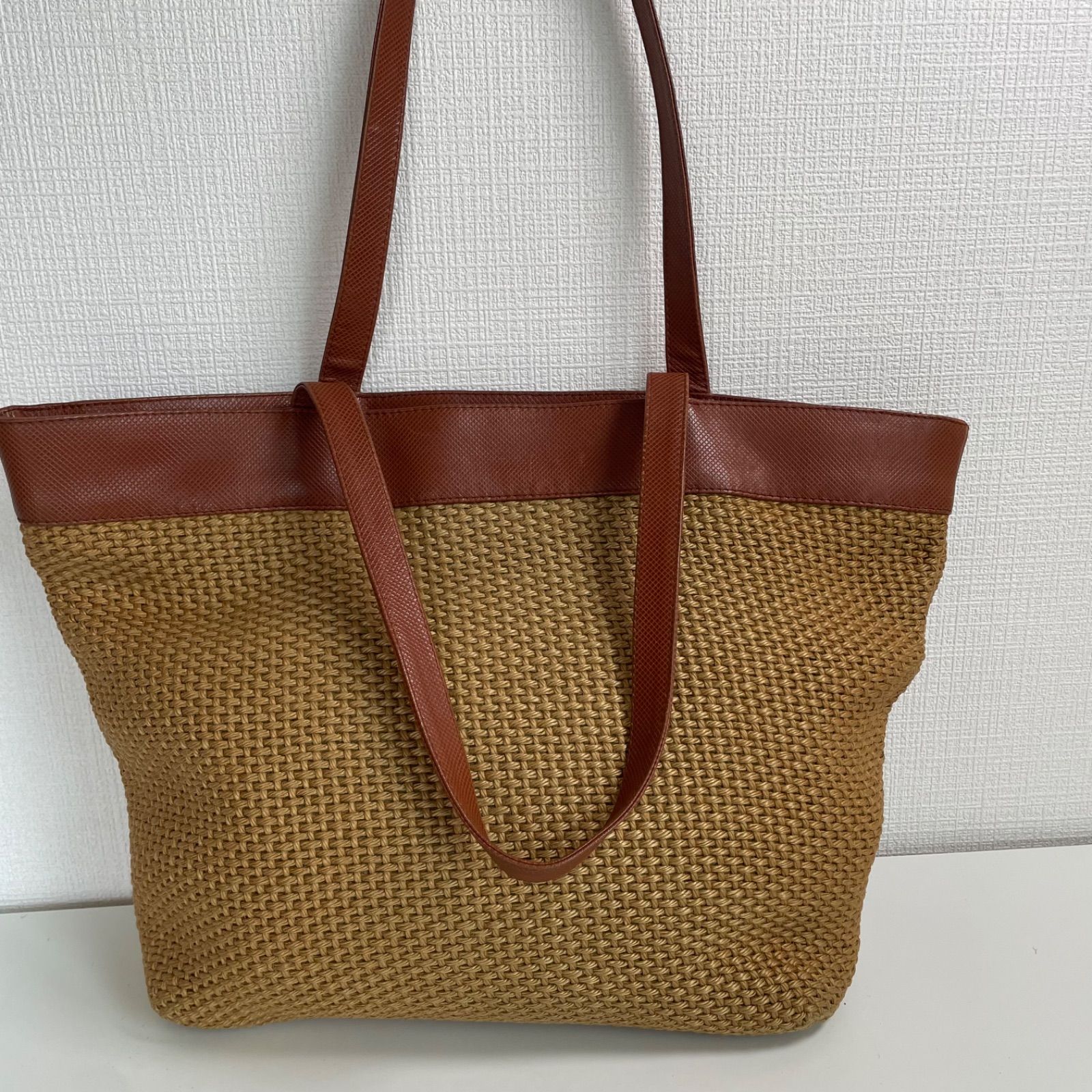 Bottega Veneta トートバッグ レザー 編み込み イントレチャート