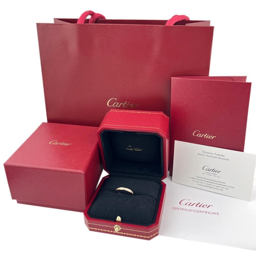 CARTIER カルティエ リング ダムール ウエディング ダイヤ 750 K18 PG