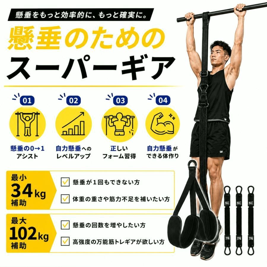 懸垂 アシストチューブ 新品 懸垂アシストチューブ 懸垂器具 懸垂 補助
