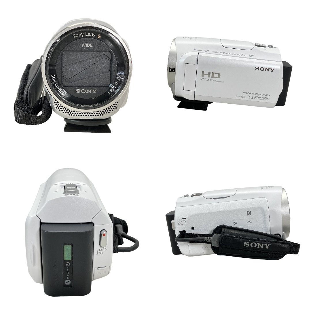 SONY HDR-CX670 ソニー ビデオカメラ ハンディカム 2015年製 撮影 中古