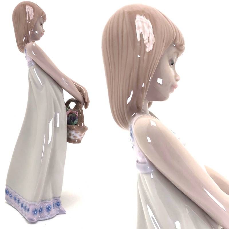 美品・箱付き】LLADRO リヤドロ／お花の宝物／5605／陶器／マルチ