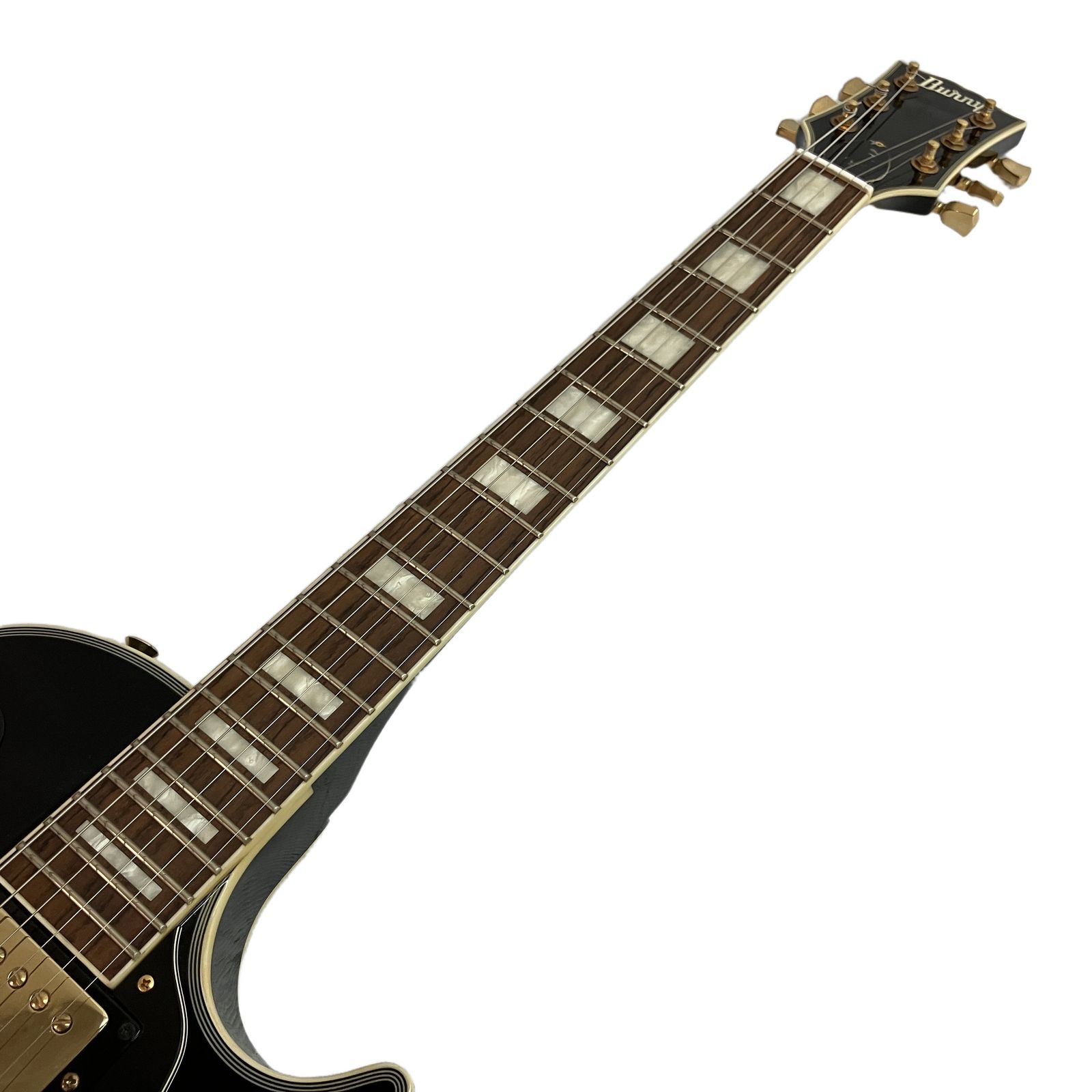 Burny バーニー エレキギター SRLC-55 BLK レスポールカスタムタイプ