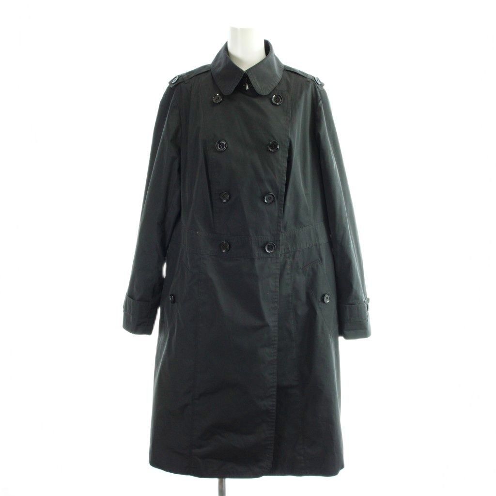 バーバリー ロンドン BURBERRY LONDON トレンチコート 46 黒 ブラック