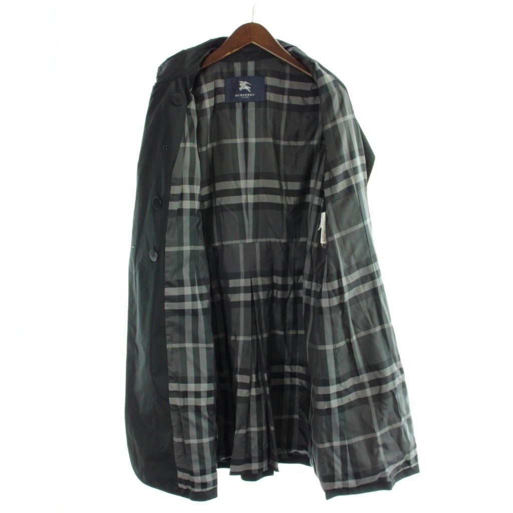 バーバリー ロンドン BURBERRY LONDON トレンチコート 46 黒 ブラック