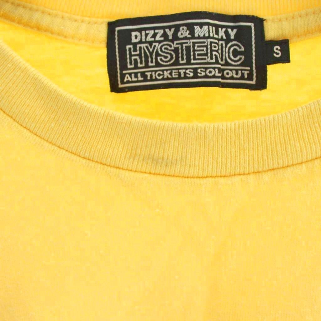 ヒステリックグラマー HYSTERIC GLAMOUR Tシャツ S 黄 イエロー