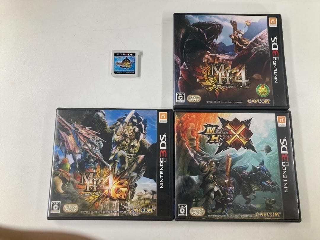 3DS モンスターハンター 3G・4・4G・X 4本セット [0335] - メルカリ