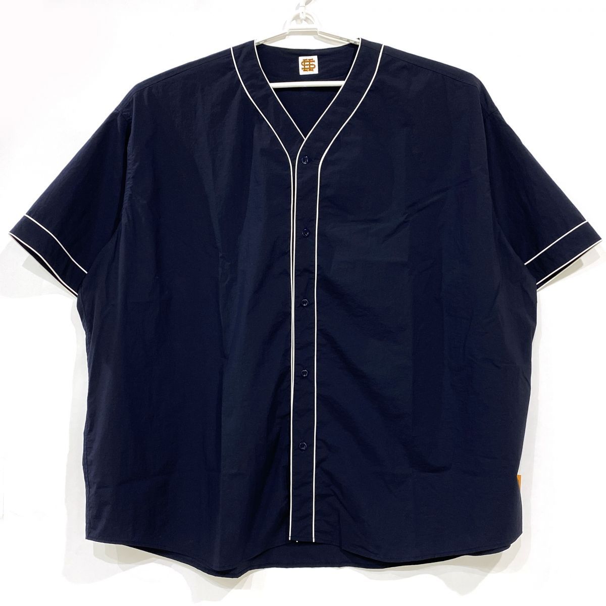 SEE SEE シーシー ベースボールシャツ ネイビー XXXXXLサイズ ※中古