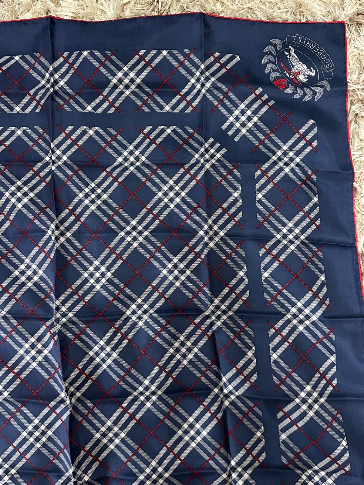BURBERRY バーバリー ヴィンテージ ノバ チェック シルクスカーフ