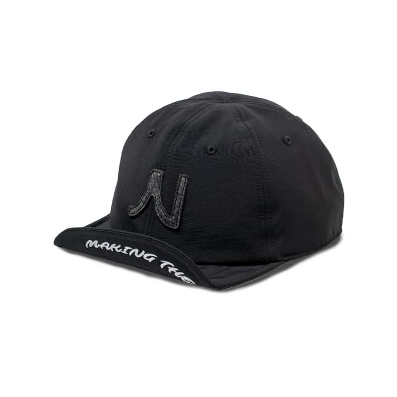 [ナコタ] キャップ メンズ レディース UV 夏用 ブランド 帽子 Fresh Escape cap 無地 涼しい 撥水 uvカット シンプル 大きめ ベースボールキャップ アウトドア 登山 キャンプ ランニング Lサイズ(頭周り約55~59cm) ブラ 1
