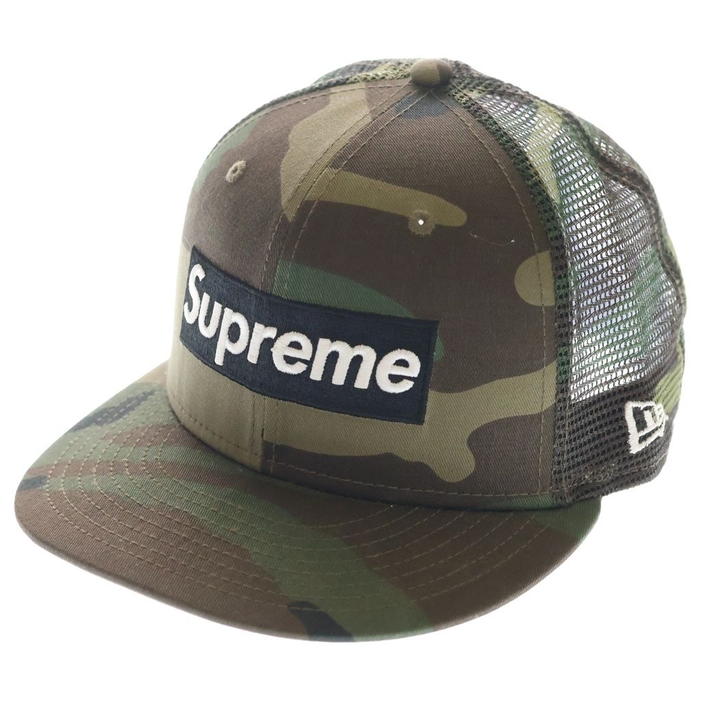 SUPREME (シュプリーム) 24SS ×NEW ERA Box Logo Mesh Back Woodland