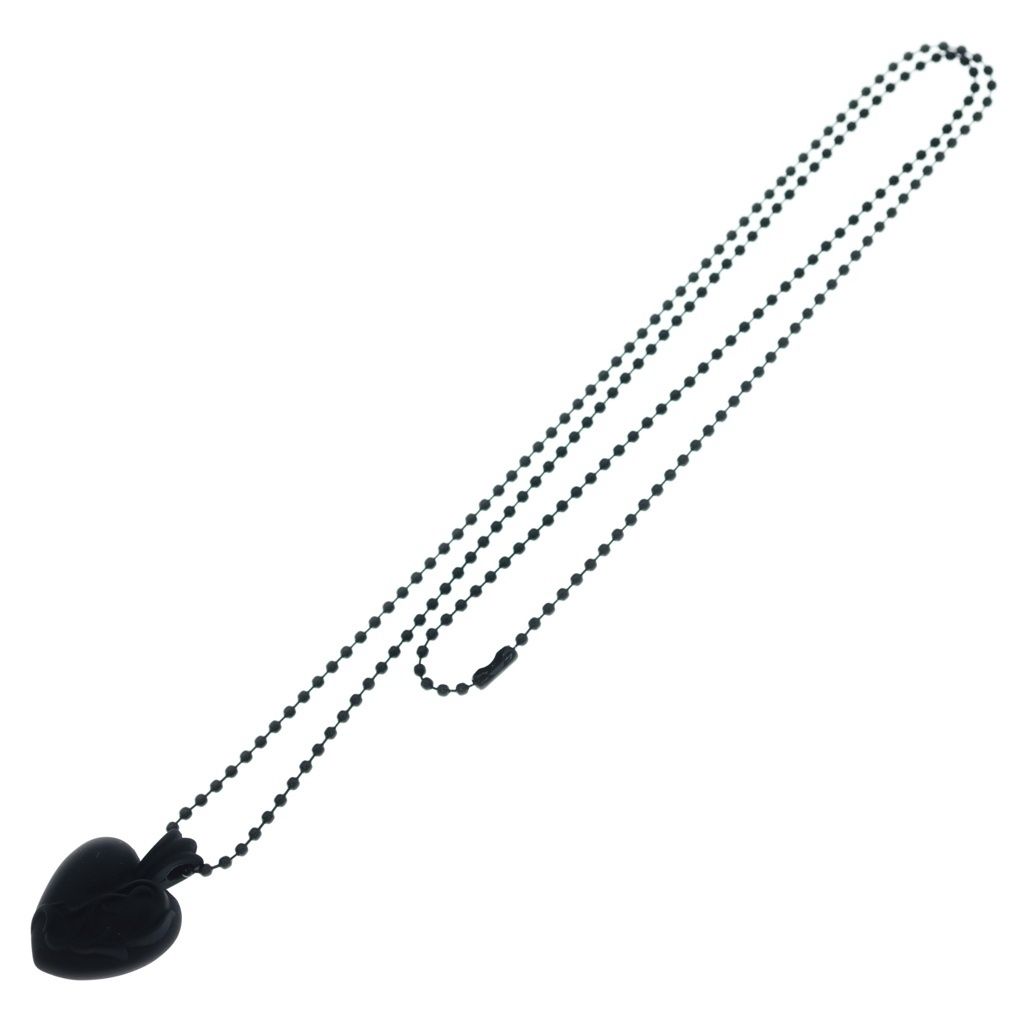 CHROME HEARTS (クロムハーツ) RUBBER HEART ハート ラバーネックレス