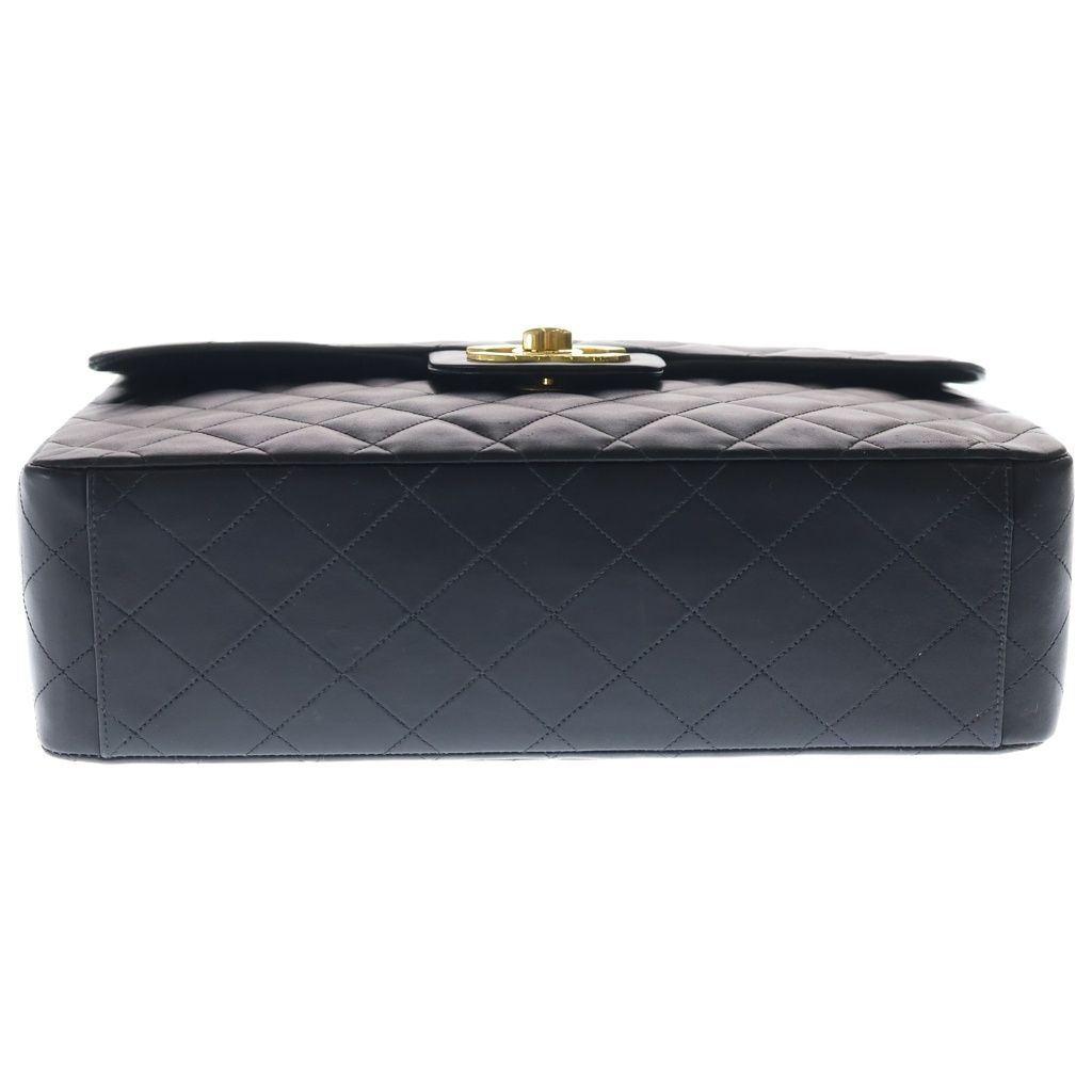 CHANEL (シャネル) デカマトラッセ34 ラムスキン レザー Sフラップ W