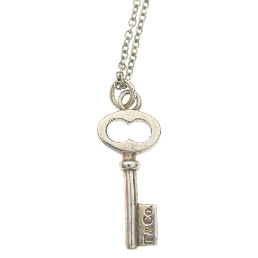 TIFFANY & Co. (ティファニー) キー モチーフ ネックレス シルバー