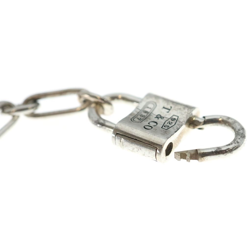 T & CO チェーンブレスレット シルバー&チタン 1837年モデル TIFFANY & Co. (ティファニー) 1837 ダブルロック チェーン