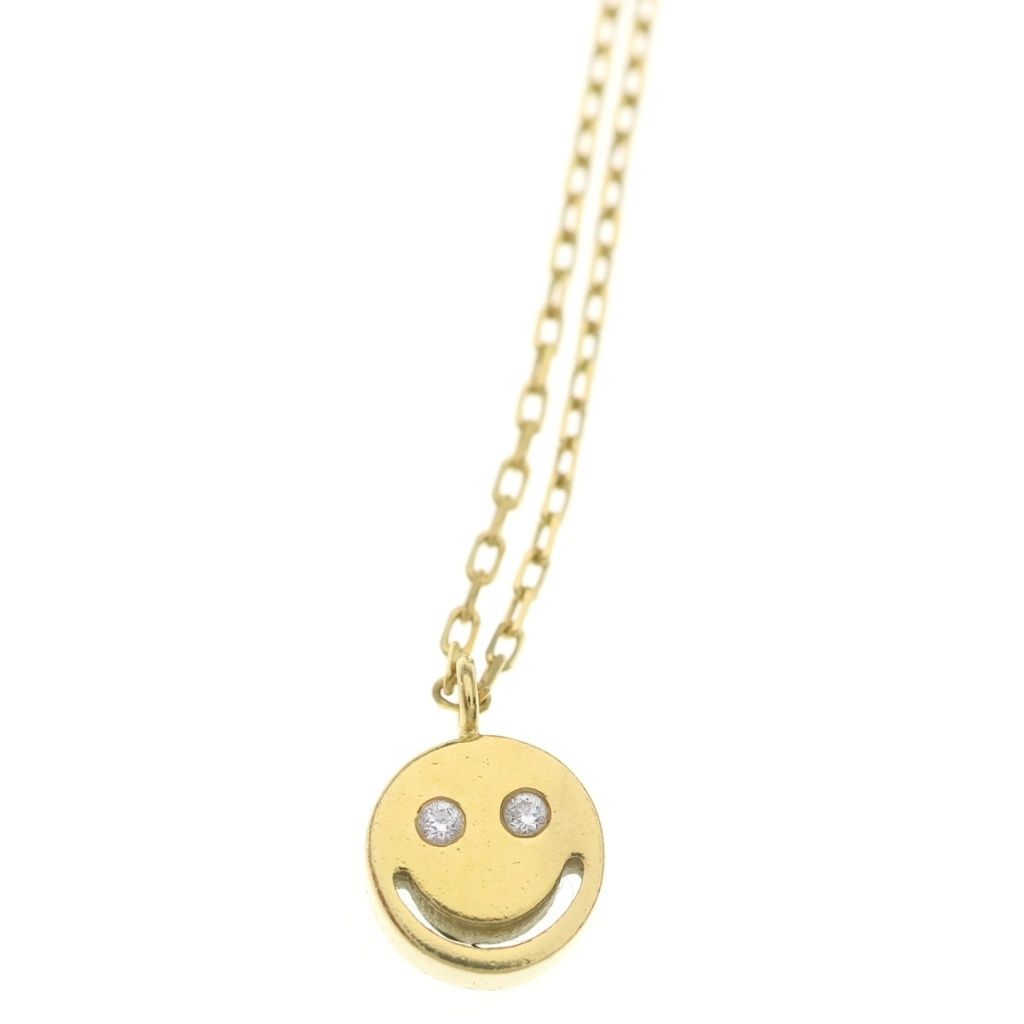 EYEFUNNY (アイファニー) K18 Smile SSS necklace スマイル ダイヤ
