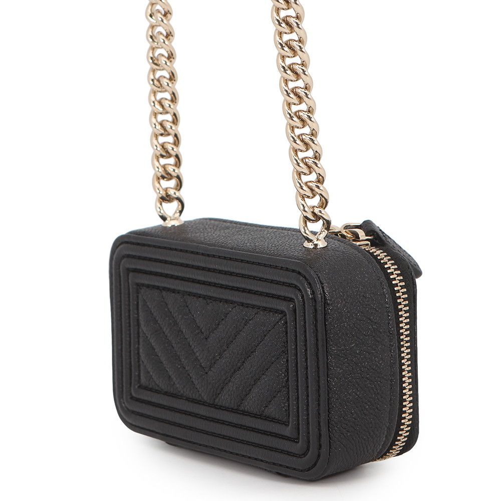 【新品】CHANEL キャビアスキン チェーンショルダーバッグ シャネル チェーンショルダーバッグ ボーイシャネル ミニ キャビア