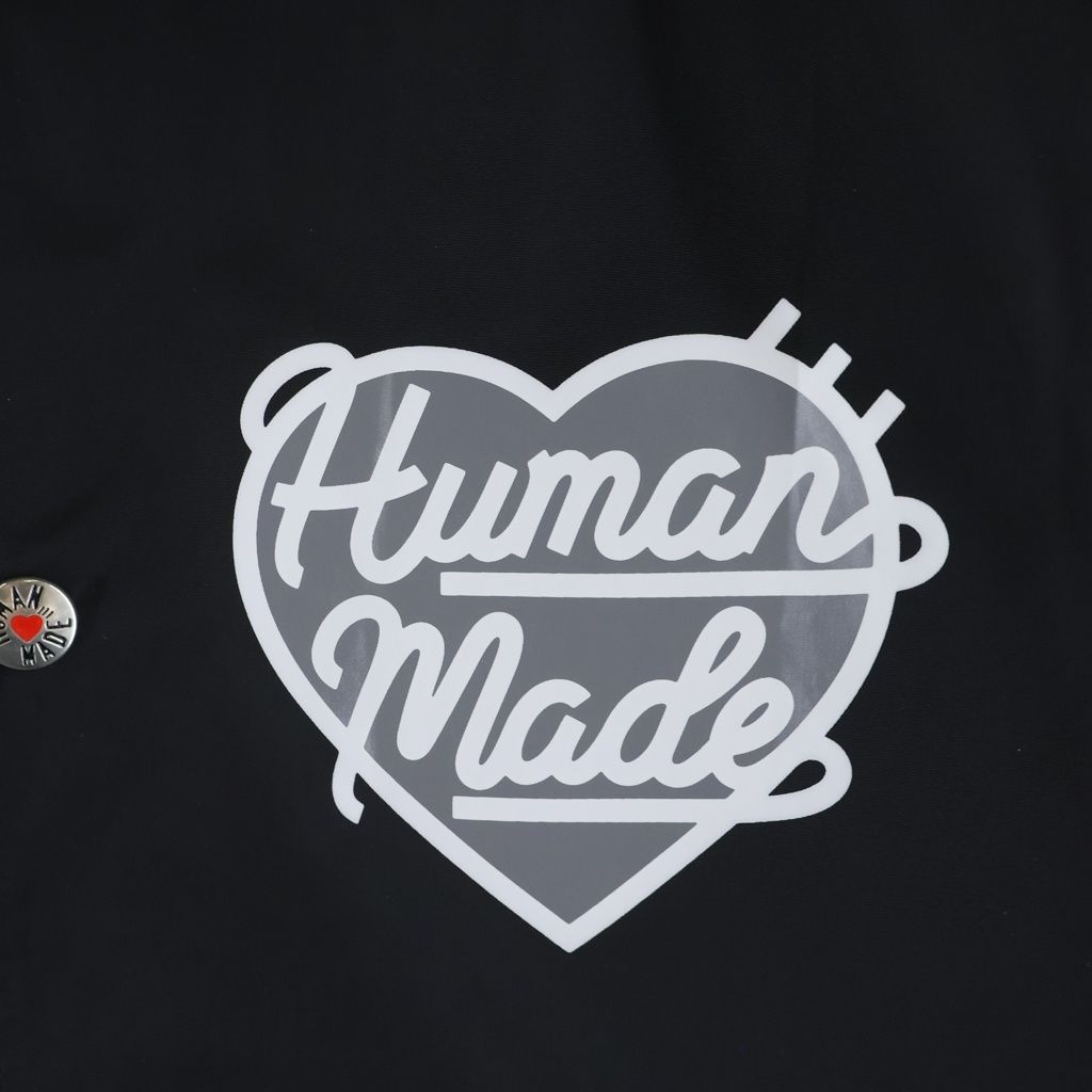 HUMAN MADE (ヒューマンメイド) ロゴ プリント ナイロン コーチ