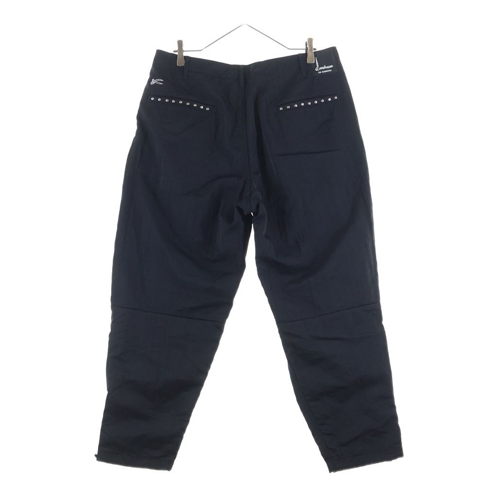 DENHAM デンハム スタッズ ナイロン パンツ ブラック 27211-2-10005 DENHAM (デンハム) スタッズ ナイロン パンツ ブラック 27211-2-10005