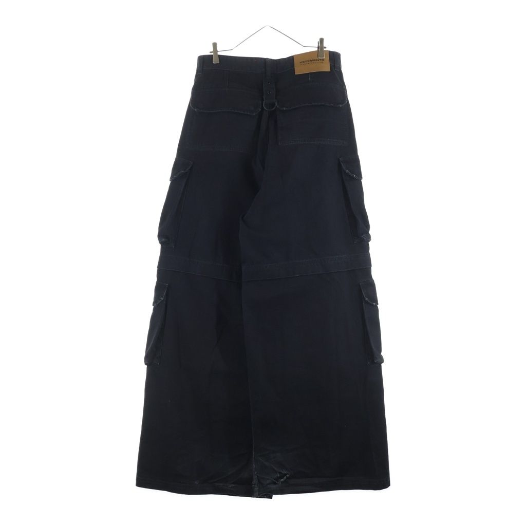 VETEMENTS ヴェトモン Multipocket Cargo Jeans マルチポケット カーゴパンツ ブラック UA65PA850B VETEMENTS (ヴェトモン) Multipocket Cargo Jeans マルチポケット