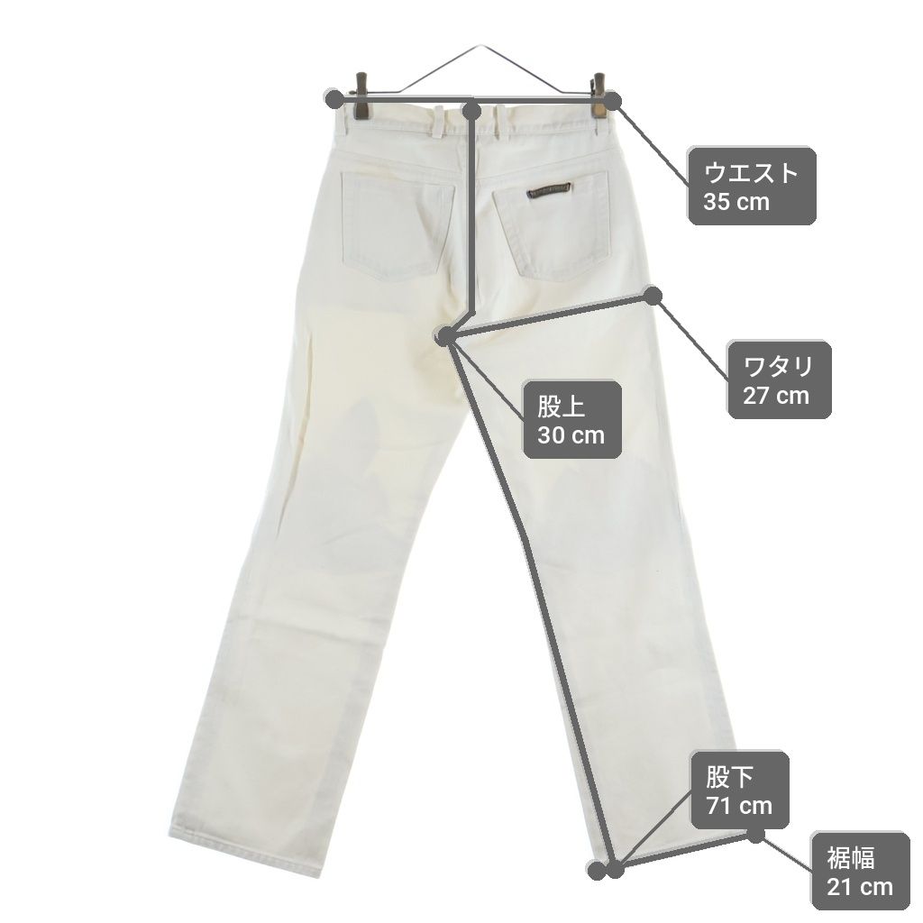 CHROME HEARTS (クロムハーツ) OLD JEAN SL FLEURKNEE フレアニー