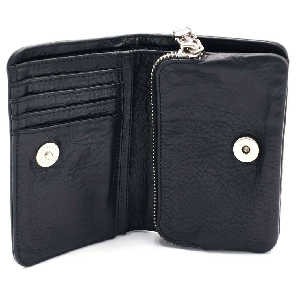 クロムハーツジョーイウォレットCHROME HEARTS JOEY 二つ折り財布 CHROME HEARTS (クロムハーツ) JOEY ジョーイ レザーウォレット 財布