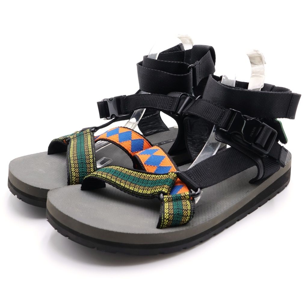 PRADA (プラダ) 17SS ベルト スポーツサンダル ブラック 4X 3109