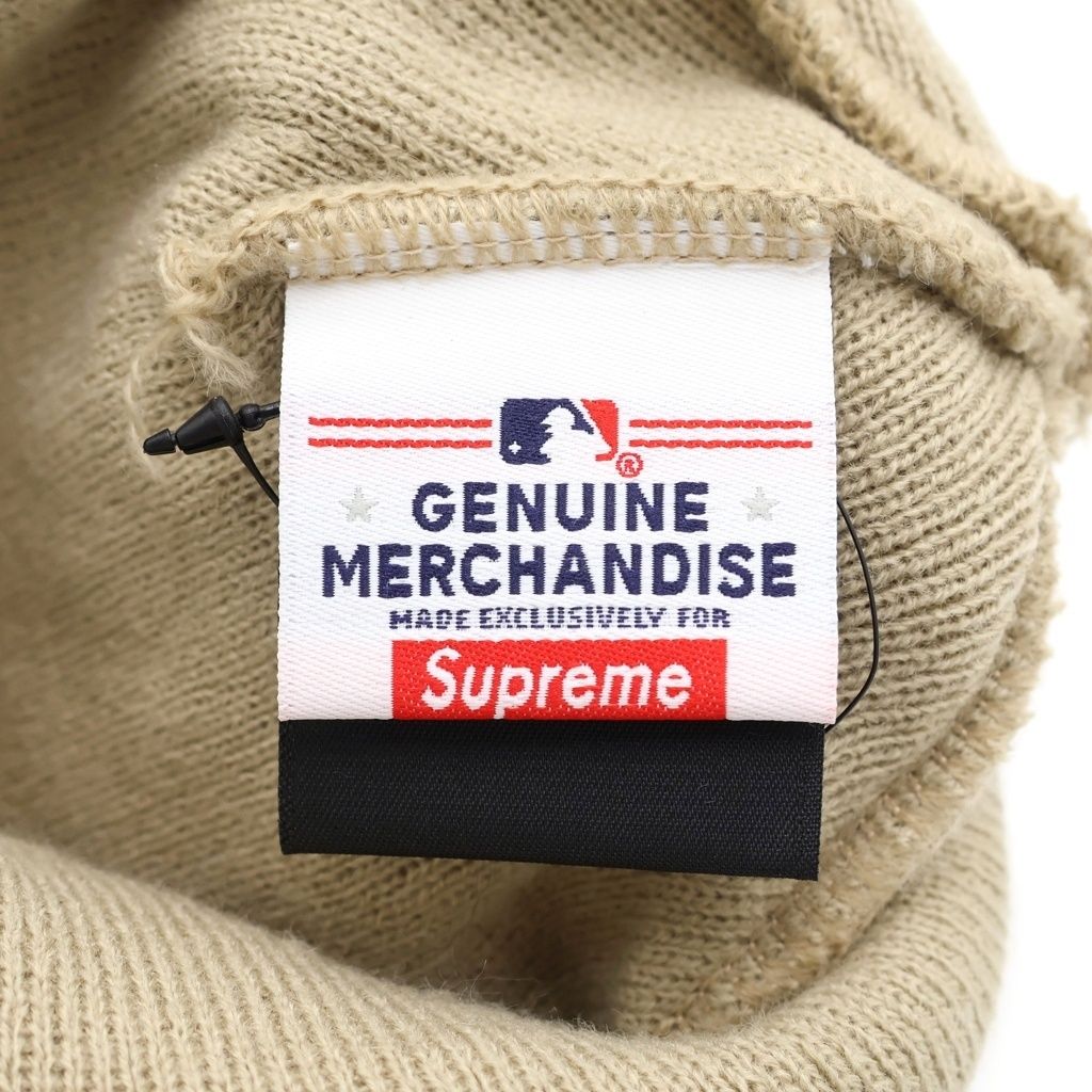 SUPREME (シュプリーム) ×New York Yankees ×New Era Box Logo Beanie ビーニー カーキ
